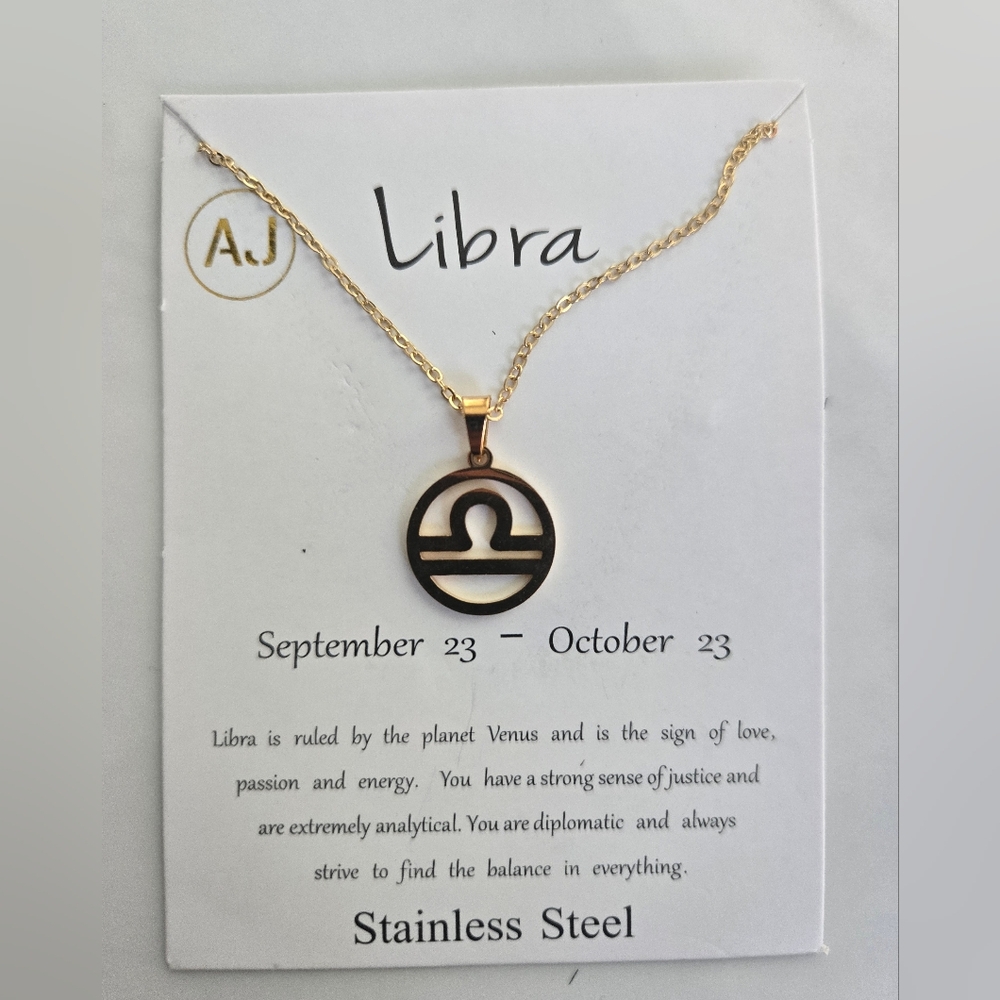 🔥Gold "Libra" Necklace🔥